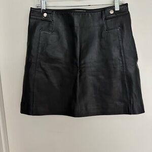 ba&sh Black Mini Skirt